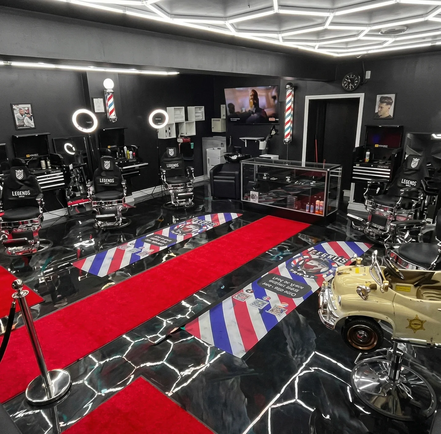 Vue panoramique salon Barbier514 — chaises barbier Montréal